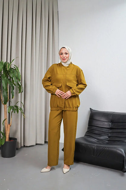 BELMAGHRIBIA – Ensemble Chic Pantalon Moderne - YZ0058