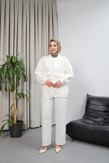 BELMAGHRIBIA – Ensemble Chic Pantalon Moderne - YZ0058