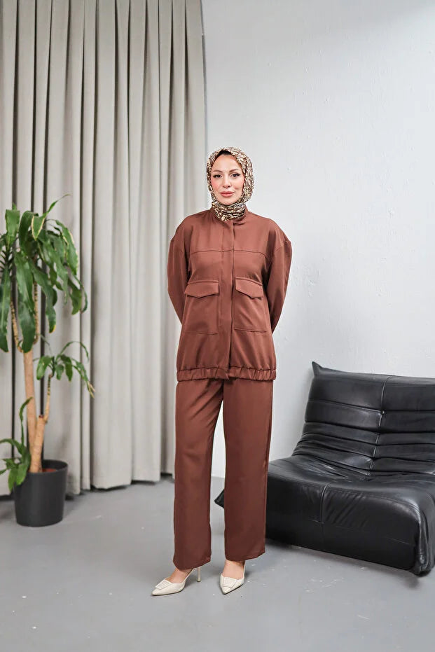 BELMAGHRIBIA – Ensemble Chic Pantalon Moderne - YZ0058