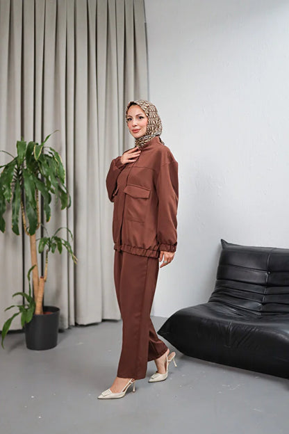 BELMAGHRIBIA – Ensemble Chic Pantalon Moderne - YZ0058