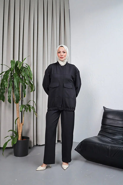 BELMAGHRIBIA – Ensemble Chic Pantalon Moderne - YZ0058