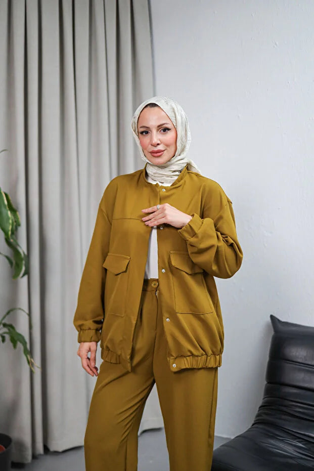 BELMAGHRIBIA – Ensemble Chic Pantalon Moderne - YZ0058