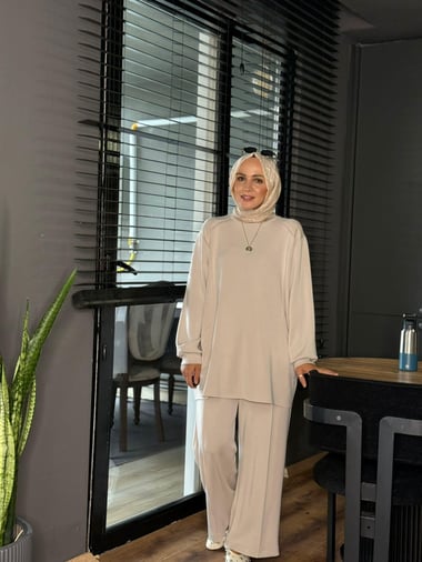 BELMAGHRIBIA – Ensemble Détail Poches Chic - YZ0075