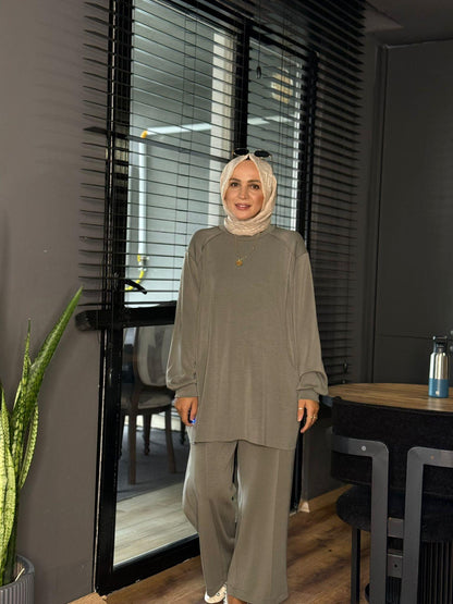 BELMAGHRIBIA – Ensemble Détail Poches Chic - YZ0075