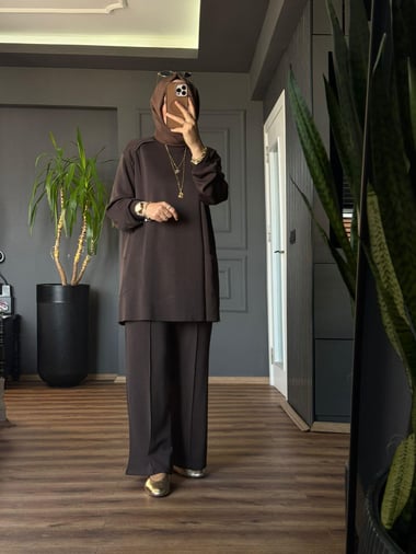 BELMAGHRIBIA – Ensemble Détail Poches Chic - YZ0075