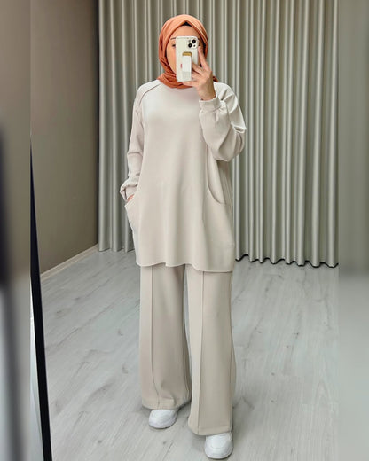 BELMAGHRIBIA – Ensemble Détail Poches Chic - YZ0075