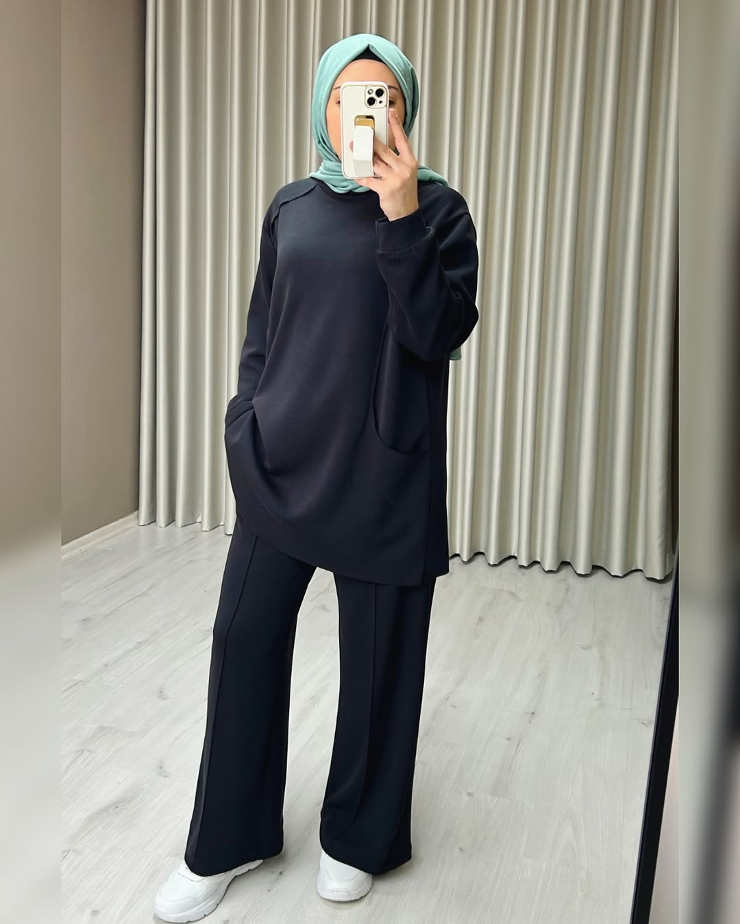 BELMAGHRIBIA – Ensemble Détail Poches Chic - YZ0075