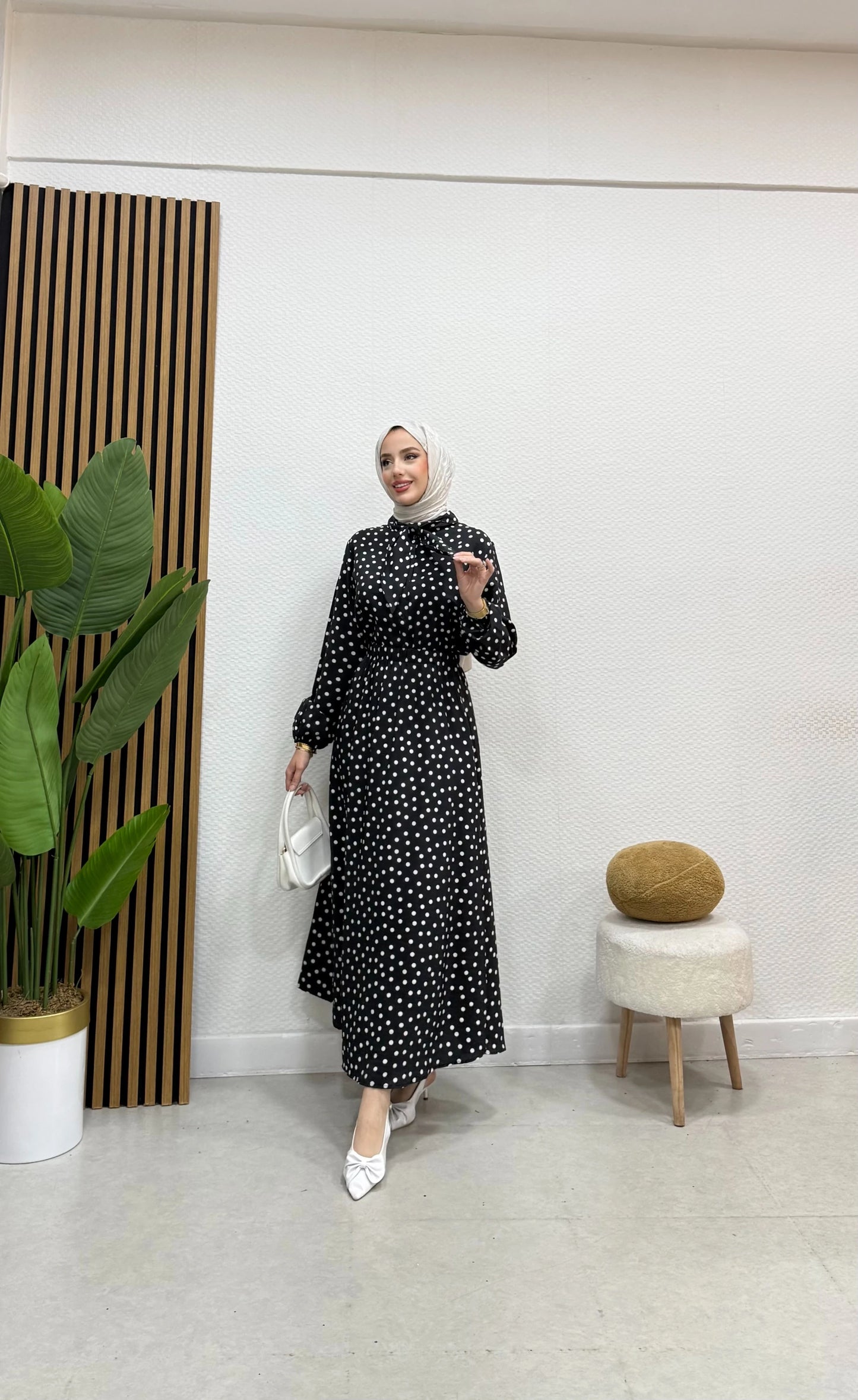 BELMAGHRIBIA – Ensemble Chic à Pois - YZ0158
