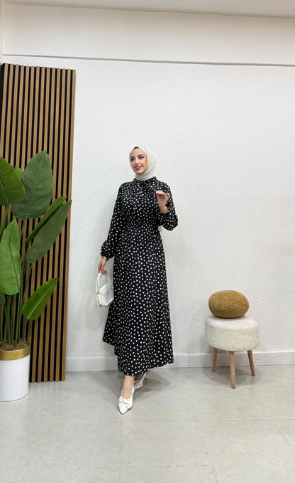 BELMAGHRIBIA – Ensemble Chic à Pois - YZ0158