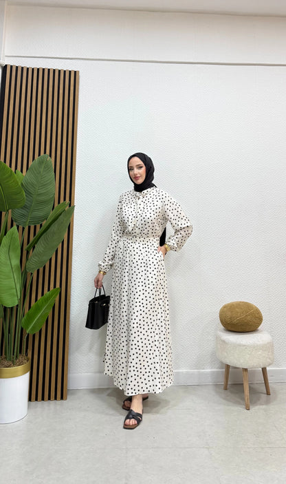BELMAGHRIBIA – Ensemble Chic à Pois - YZ0158