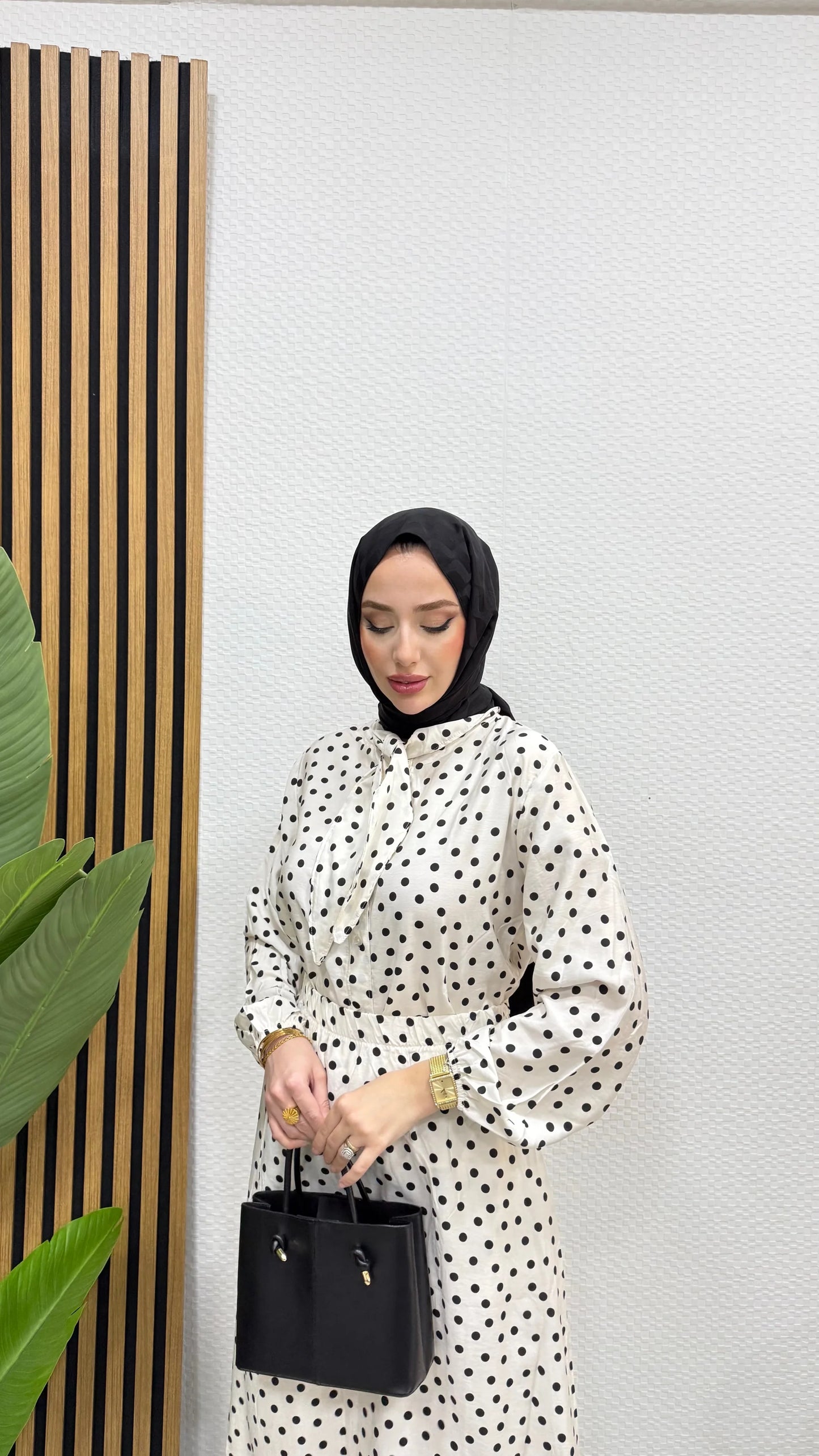 BELMAGHRIBIA – Ensemble Chic à Pois - YZ0158
