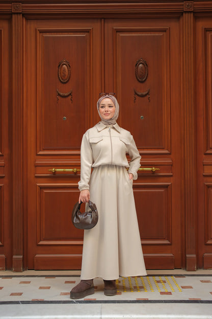 BELMAGHRIBIA – Ensemble Jupe Deux Pièces - YZ0080