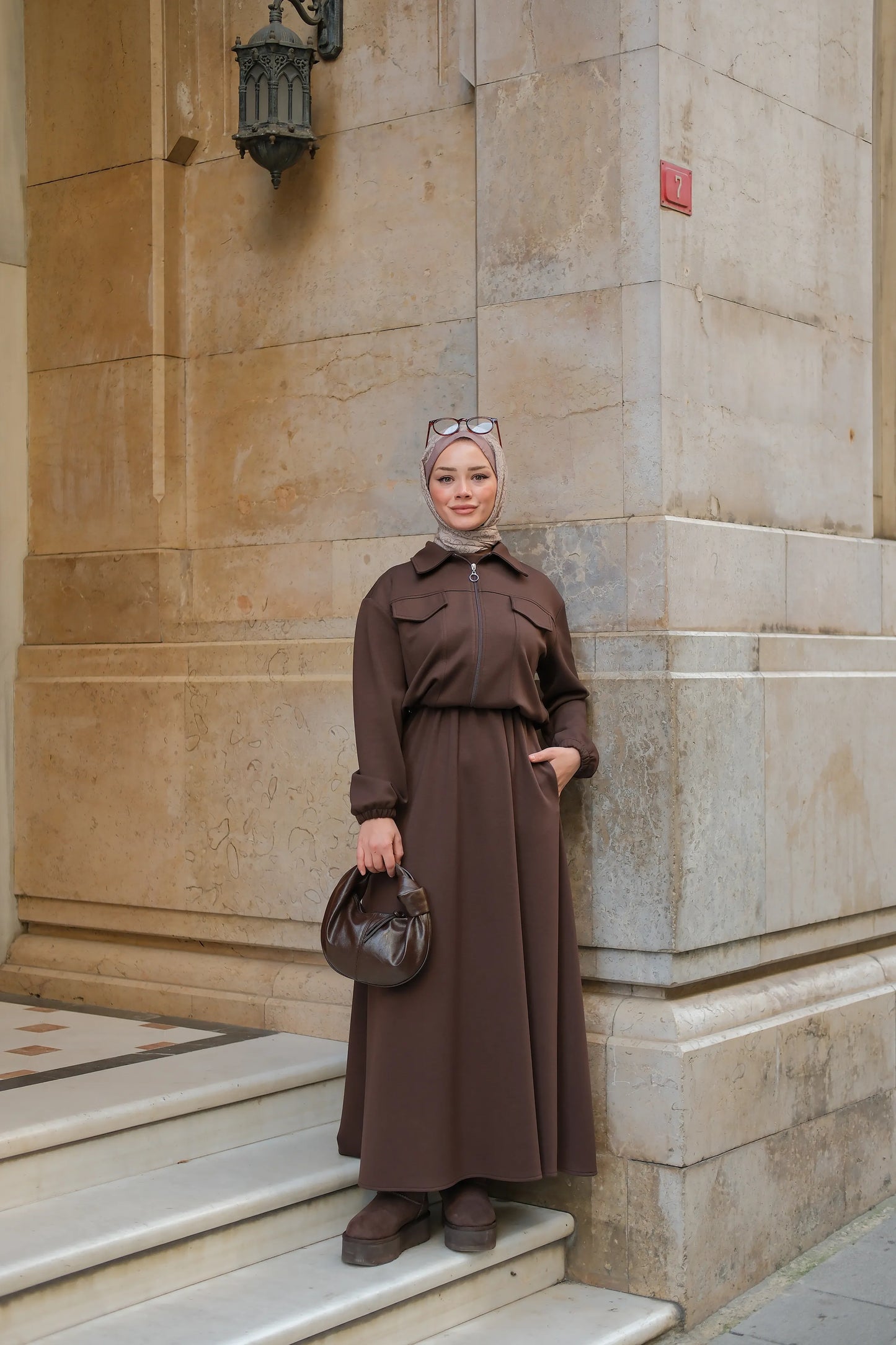 BELMAGHRIBIA – Ensemble Jupe Deux Pièces - YZ0080