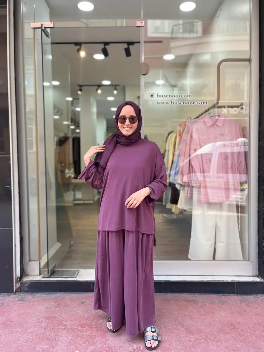 BELMAGHRIBIA – Ensemble Oversize Épuré - YZ0171