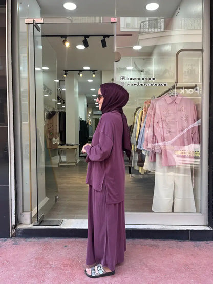 BELMAGHRIBIA – Ensemble Oversize Épuré - YZ0171