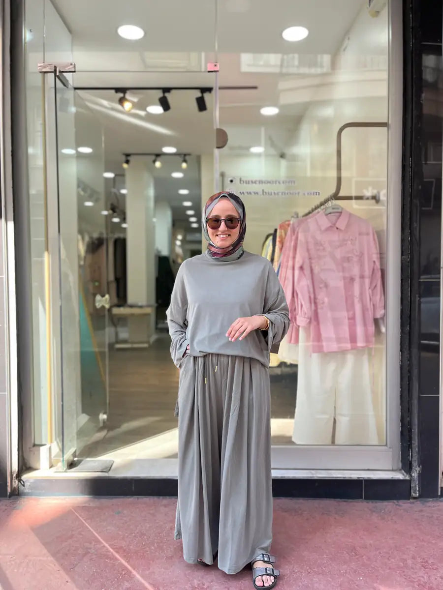 BELMAGHRIBIA – Ensemble Oversize Épuré - YZ0171