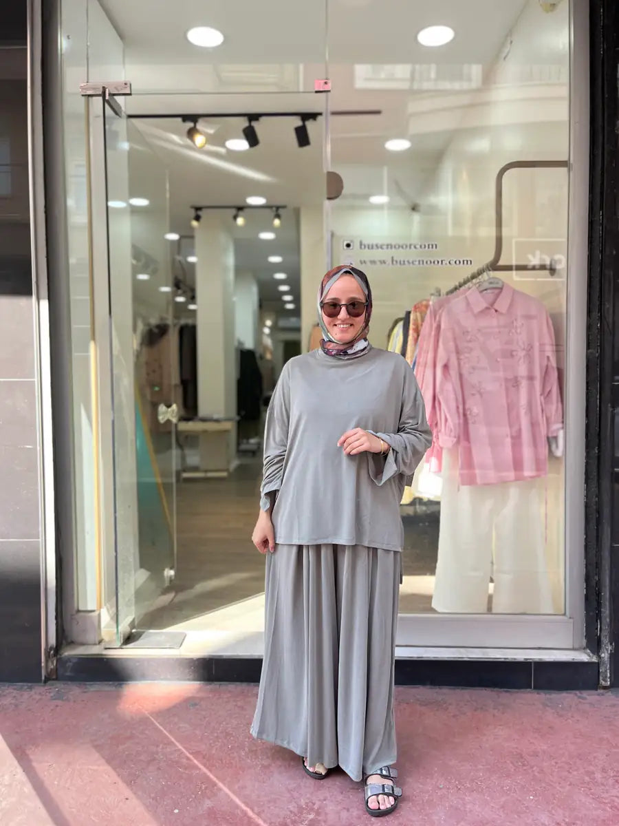 BELMAGHRIBIA – Ensemble Oversize Épuré - YZ0171