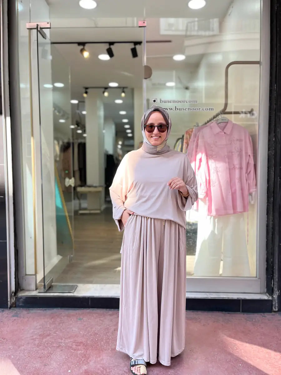 BELMAGHRIBIA – Ensemble Oversize Épuré - YZ0171