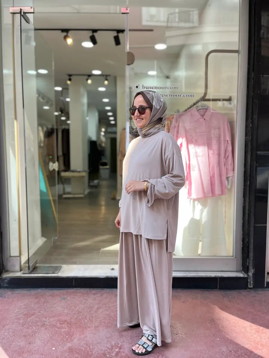 BELMAGHRIBIA – Ensemble Oversize Épuré - YZ0171