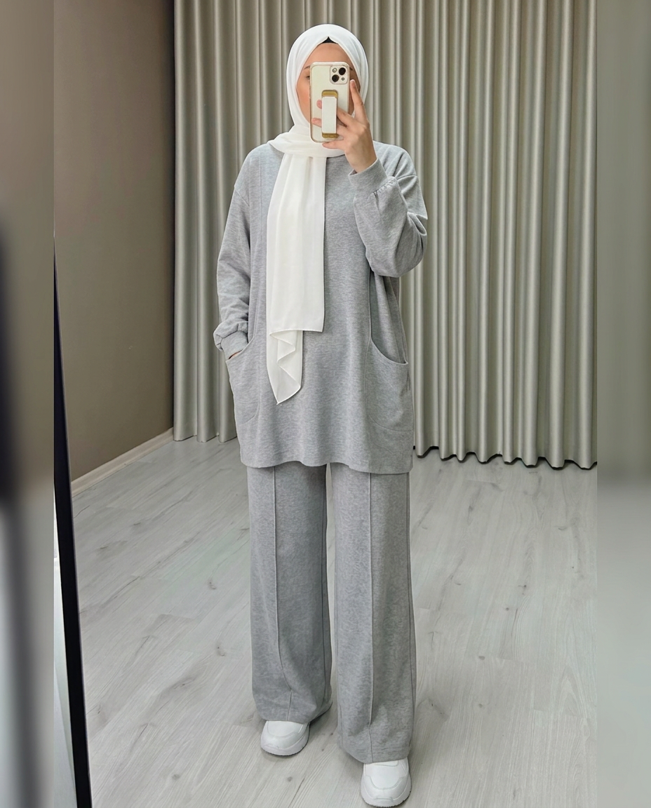 BELMAGHRIBIA – Ensemble Détail Poches Chic - YZ0075