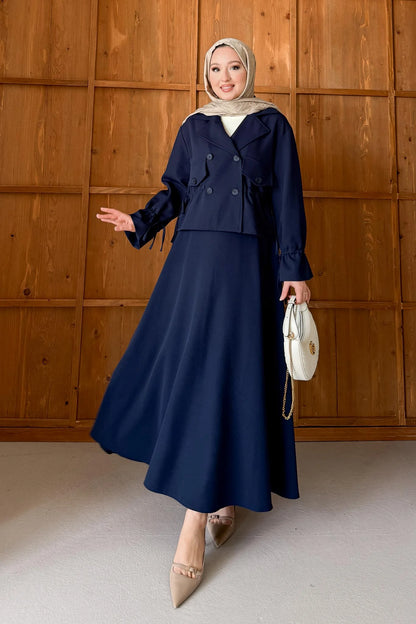 BELMAGHRIBIA – Prime Trench Coat Ensemble - YZ0068