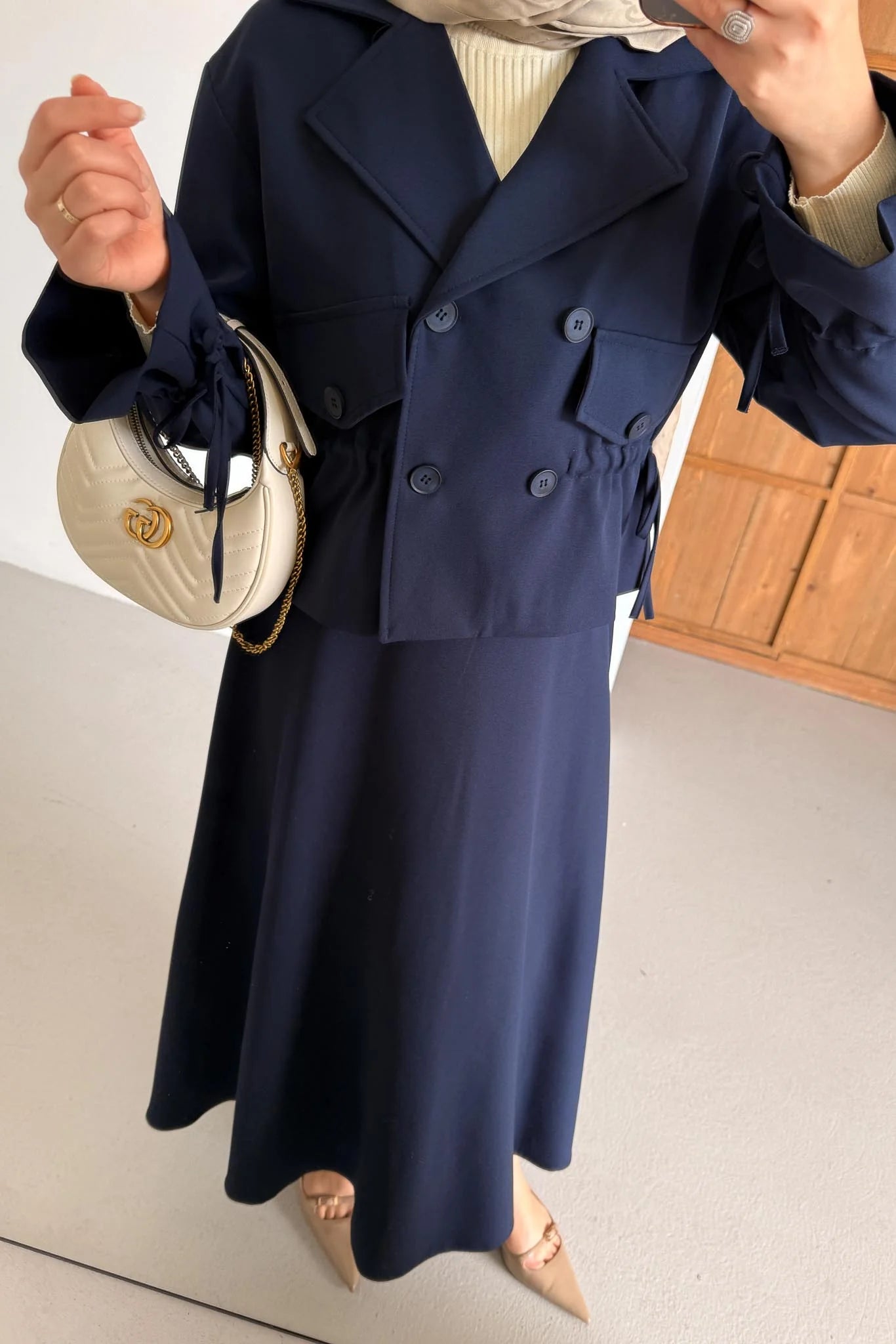 BELMAGHRIBIA – Prime Trench Coat Ensemble - YZ0068