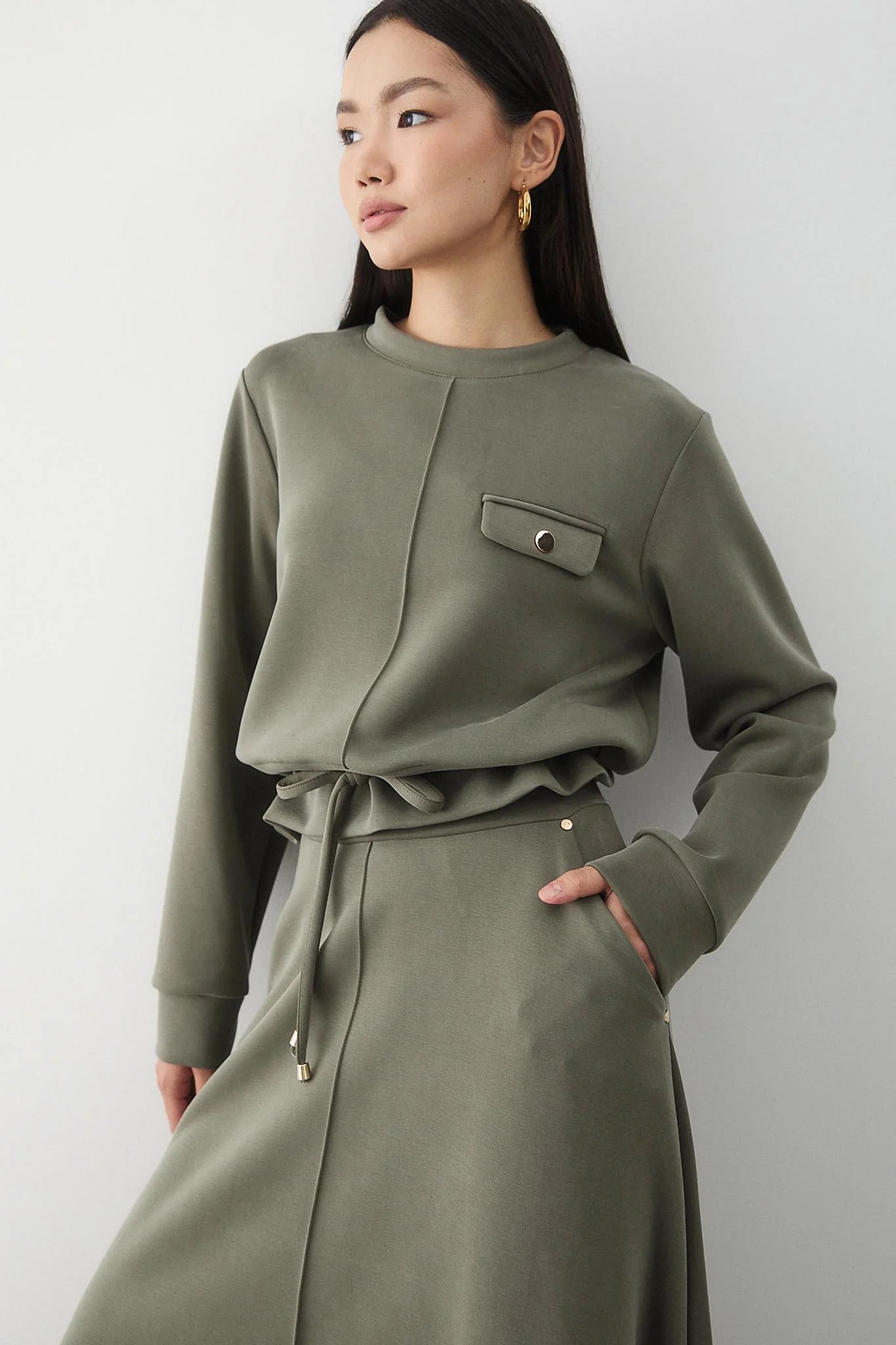 BELMAGHRIBIA – Ensemble Jupe Plissée Élégant - YZ0067