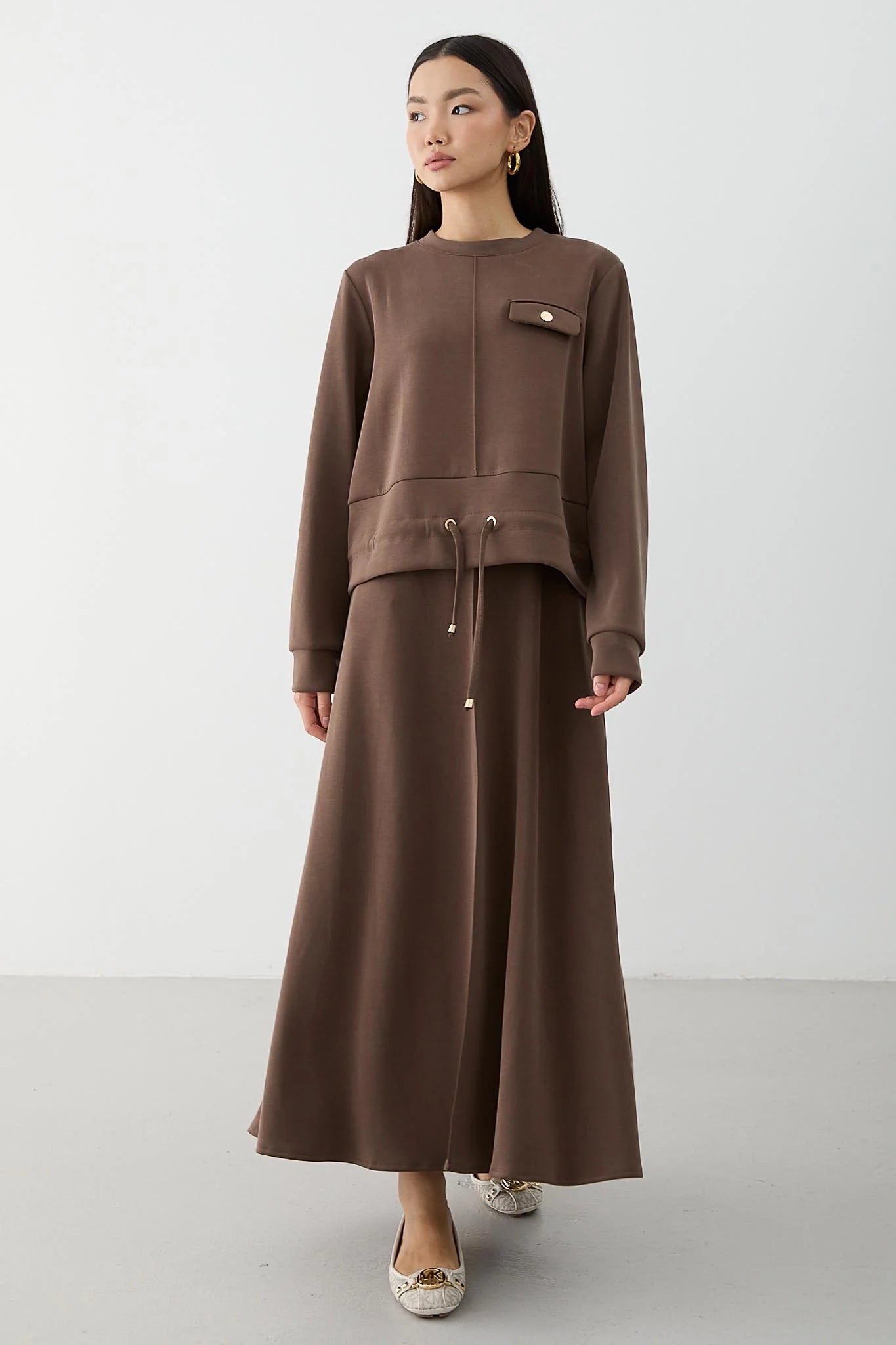 BELMAGHRIBIA – Ensemble Jupe Plissée Élégant - YZ0067