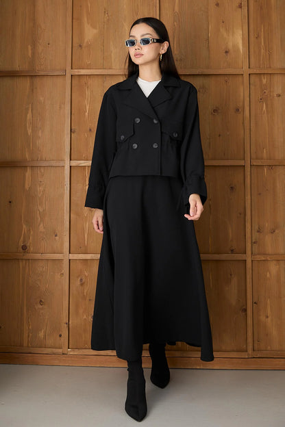 BELMAGHRIBIA – Prime Trench Coat Ensemble - YZ0068